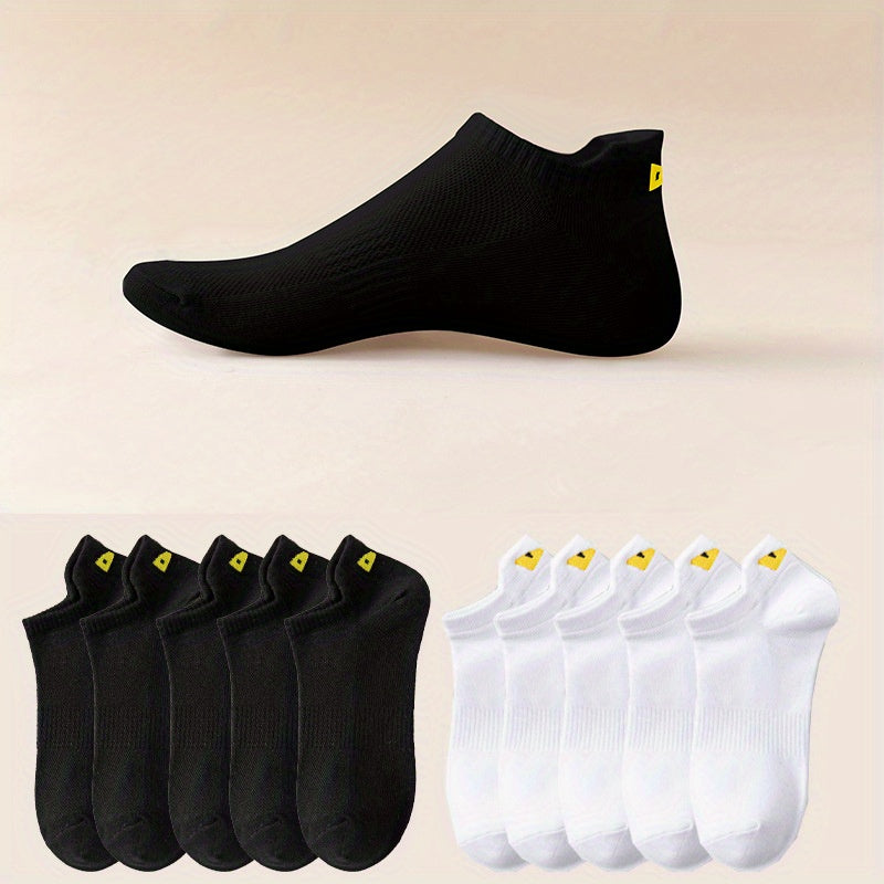 10 Pairs Teenager Short Ankle Socks With Monster Grips
