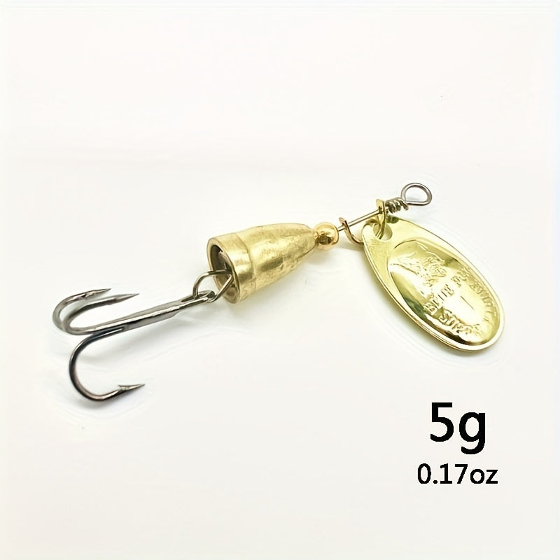 Artificial Sequin Fishing Lures Metal Spinner Spoon Bait Fishing Tackle 5g-19g