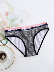 6pcs Cotton Sports Briefs Pack Women's Panties & Lingerie