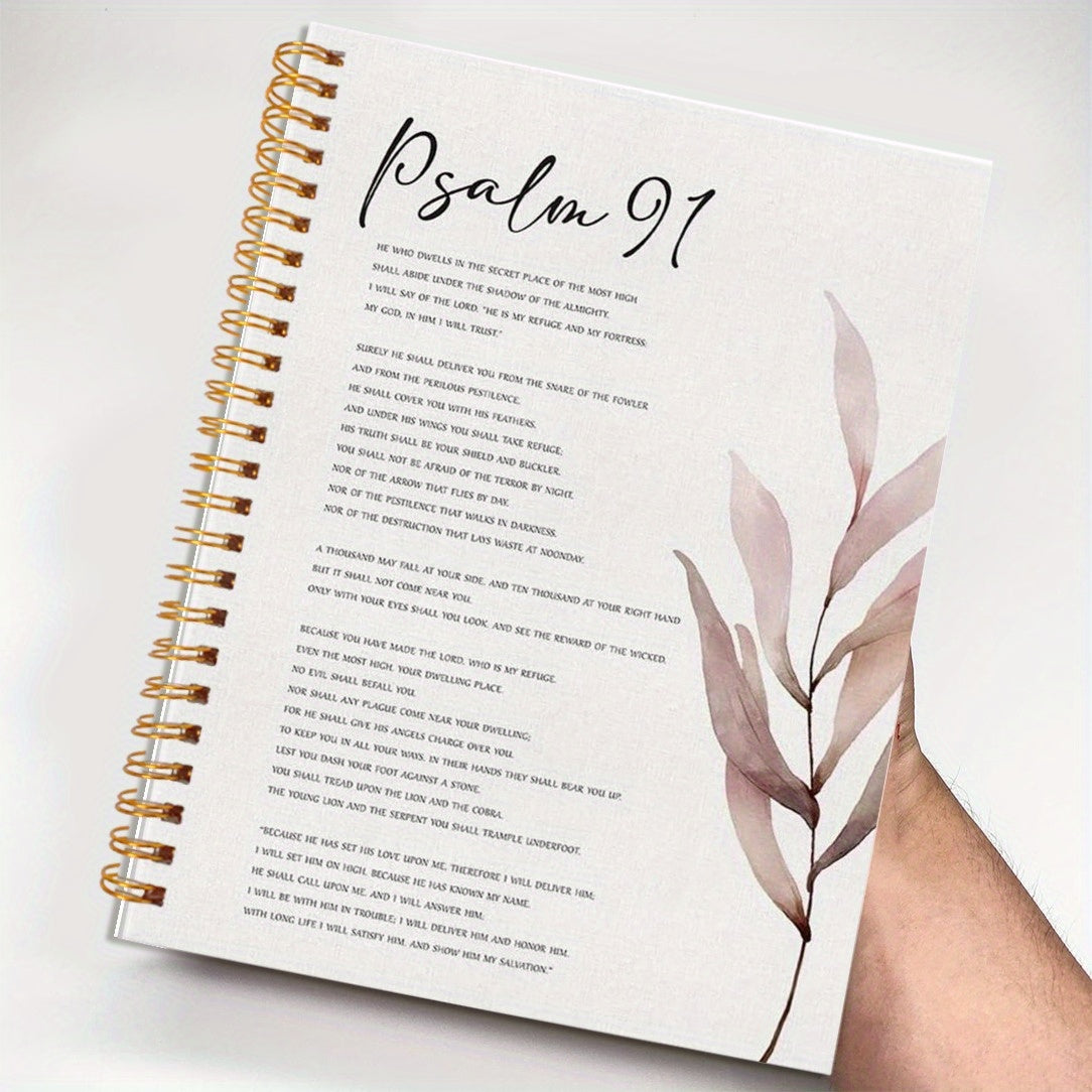 Leaf Embellished Notebook 13x21cm Diary with 50 Pages