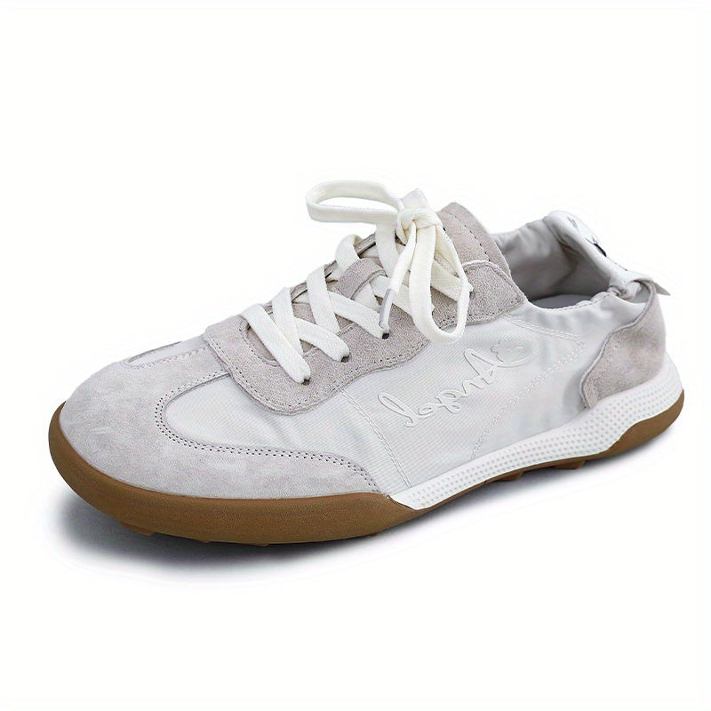 Women's Letter Graphic Walking Shoes Lace Up Flat Shoes