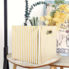 2pcs Non-woven Storage Box Metal Handle For Finishing Clothes Toys Sundries