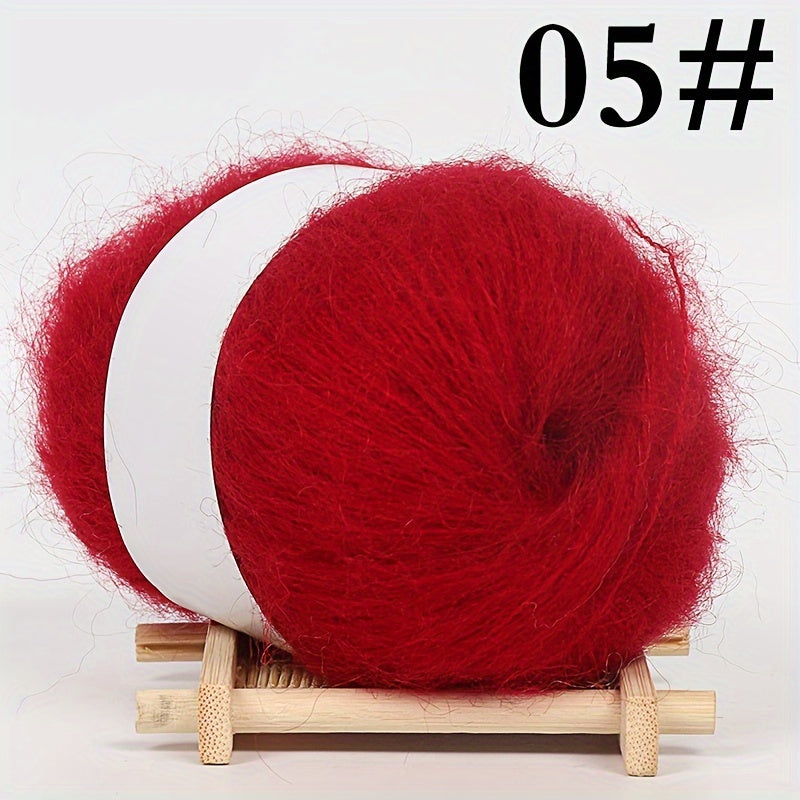 25g Mohair Wool for DIY Crocheting & Knitting Sweater and Shawl