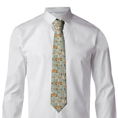 Men's Plaid Silk Tie Wedding Business Formal Necktie