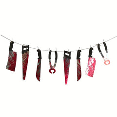 Halloween Haunted House Horror Blood Pull The Flag Hanging Ornaments