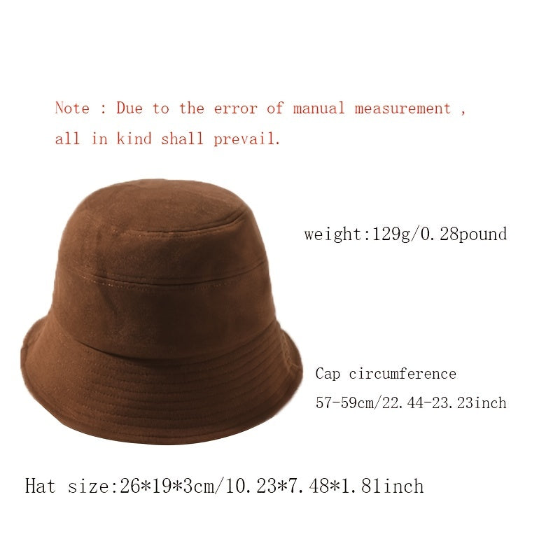 Solid Unisex Bucket Hat Assorted Colors Beach Pool Sun Caps