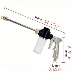 High Pressure Car Washing Water Gun Nozzle for Garden and Home Use
