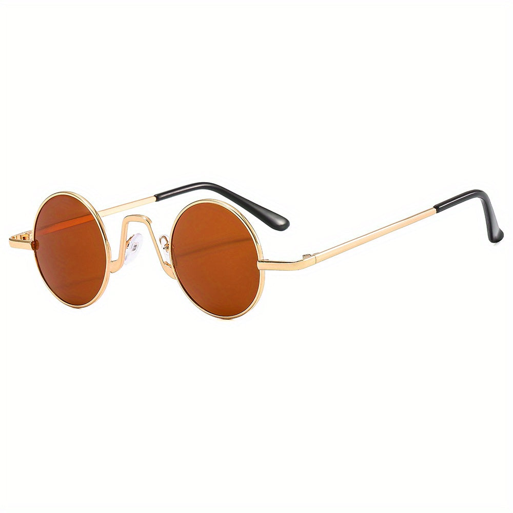 Retro Hip Hop Sunglasses Small Round Frame Funny Shades