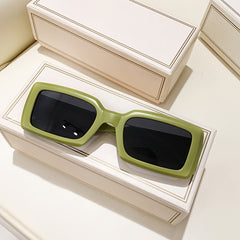 Retro Rectangle Sunglasses Y2K Fashion Holiday Accessory
