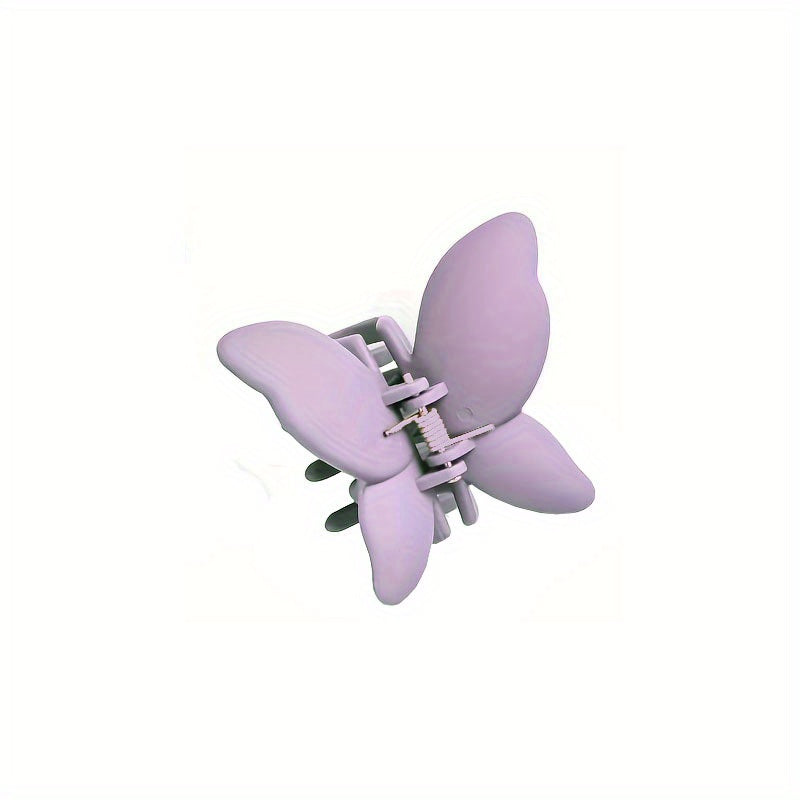 Butterfly Hair Claw Solid Banana Clip Non Slip Hair Styling Accessory