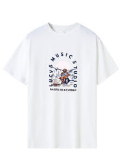 Men's Motorcycle Rider Graphic Crew Neck T-Shirt
