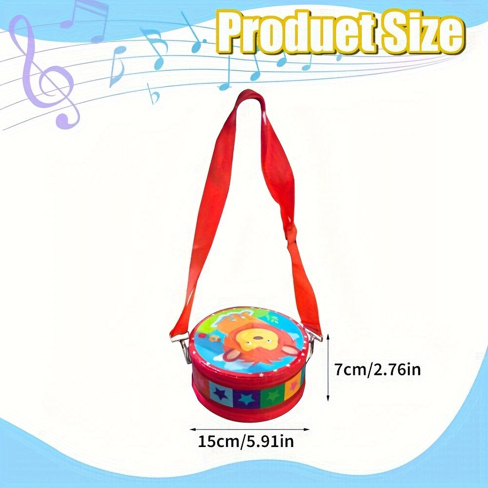 Kids Marching Snare Drum Set with Strap and Drumsticks