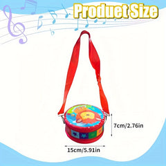 Kids Marching Snare Drum Set with Strap and Drumsticks