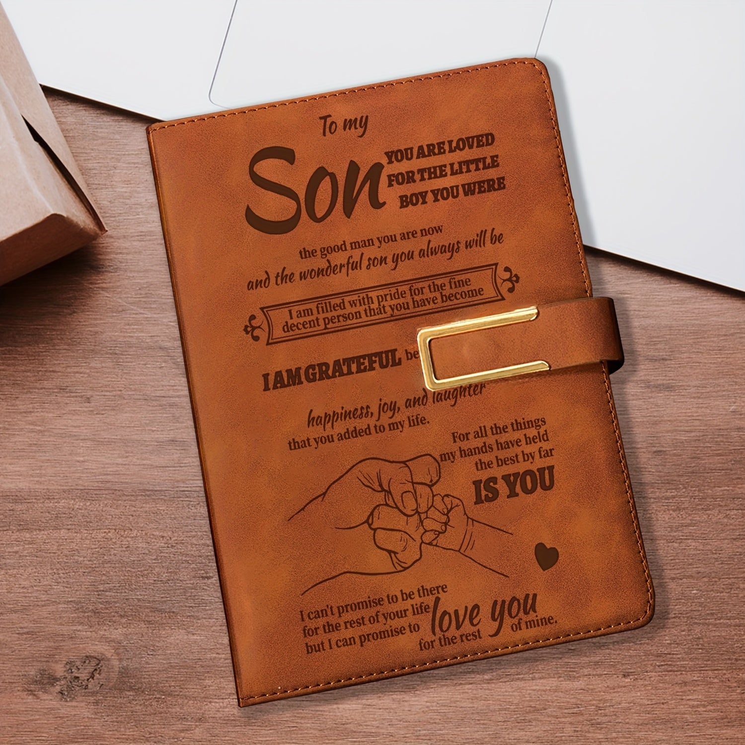 Personalized A5 Magnetic Buckle Notebook for Son