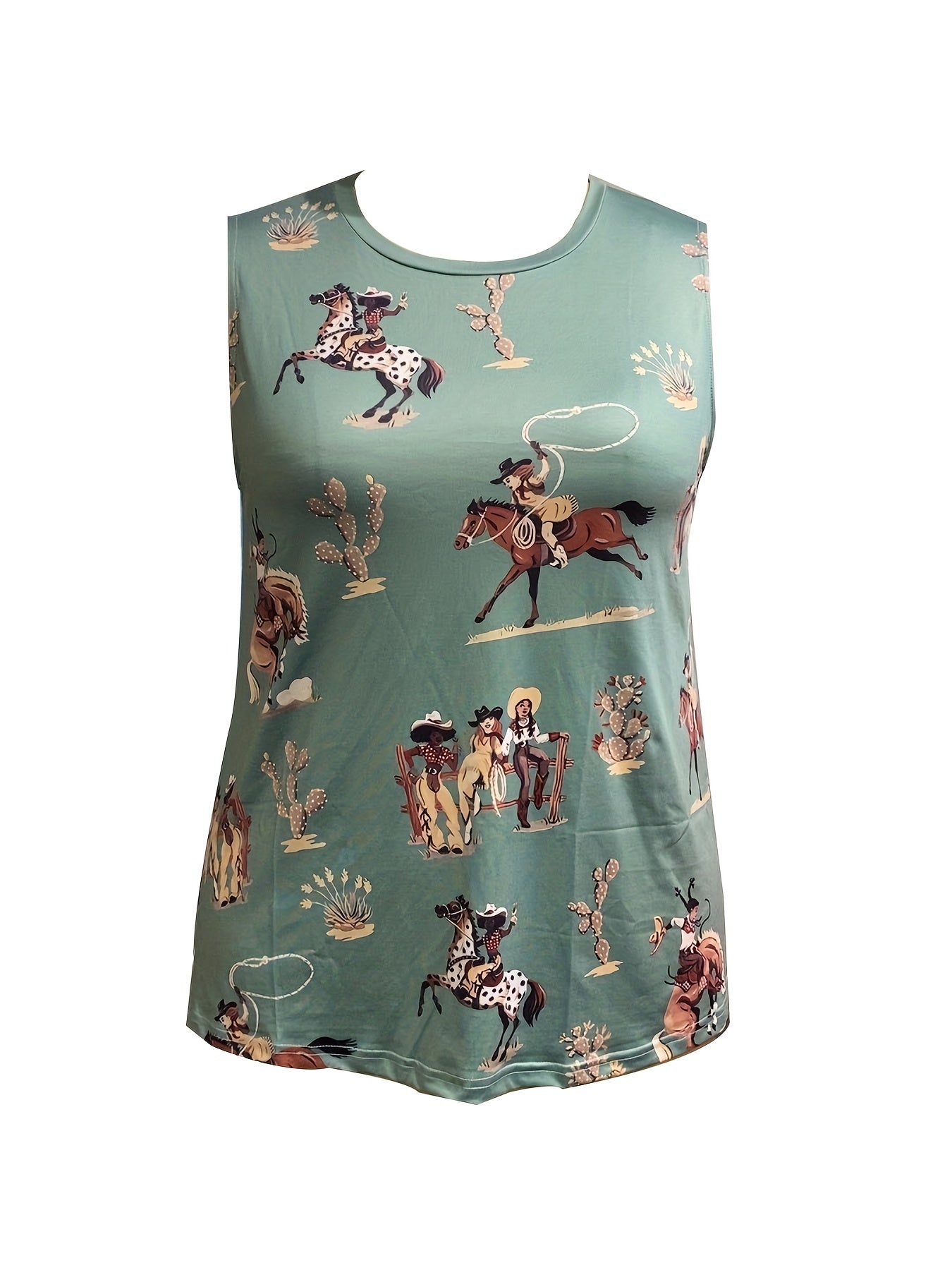  Western Style Tank Top