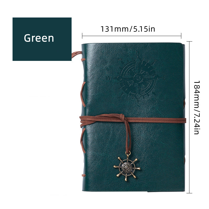 Vintage Charm Spiral Ring Binder Diary Journal Notebook