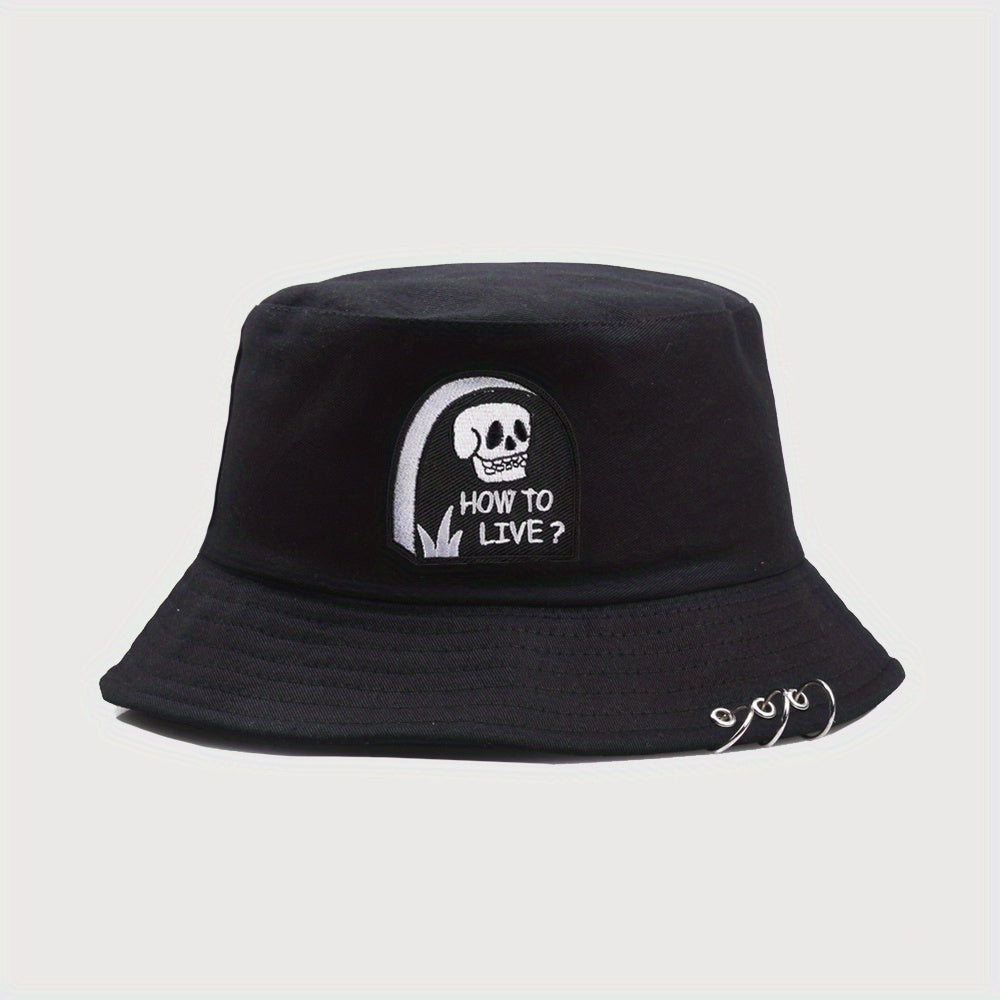 Rock Hip Hop Bucket Hat Sun Hat Fisherman Hat