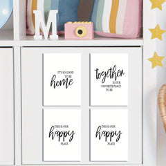Family Is Everything Quotes Stickers Set