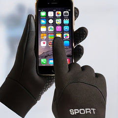 Winter Warm Thickened Gloves Windproof Waterproof Anti slip Touch Screen