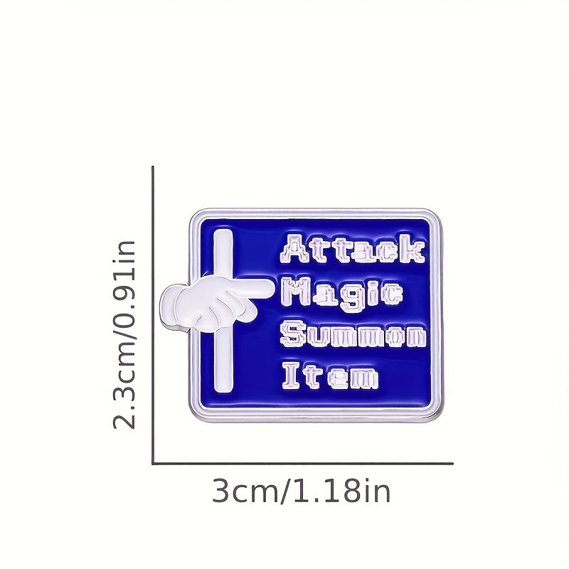 Magical Brooch Pin Jewelry for Summoning Power