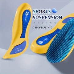 Sports Shock Absorption Insoles High Elastic Deodorant Comfortable Running