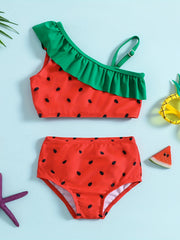 Watermelon Swimsuit Set Baby Girls 2pcs Top & Shorts