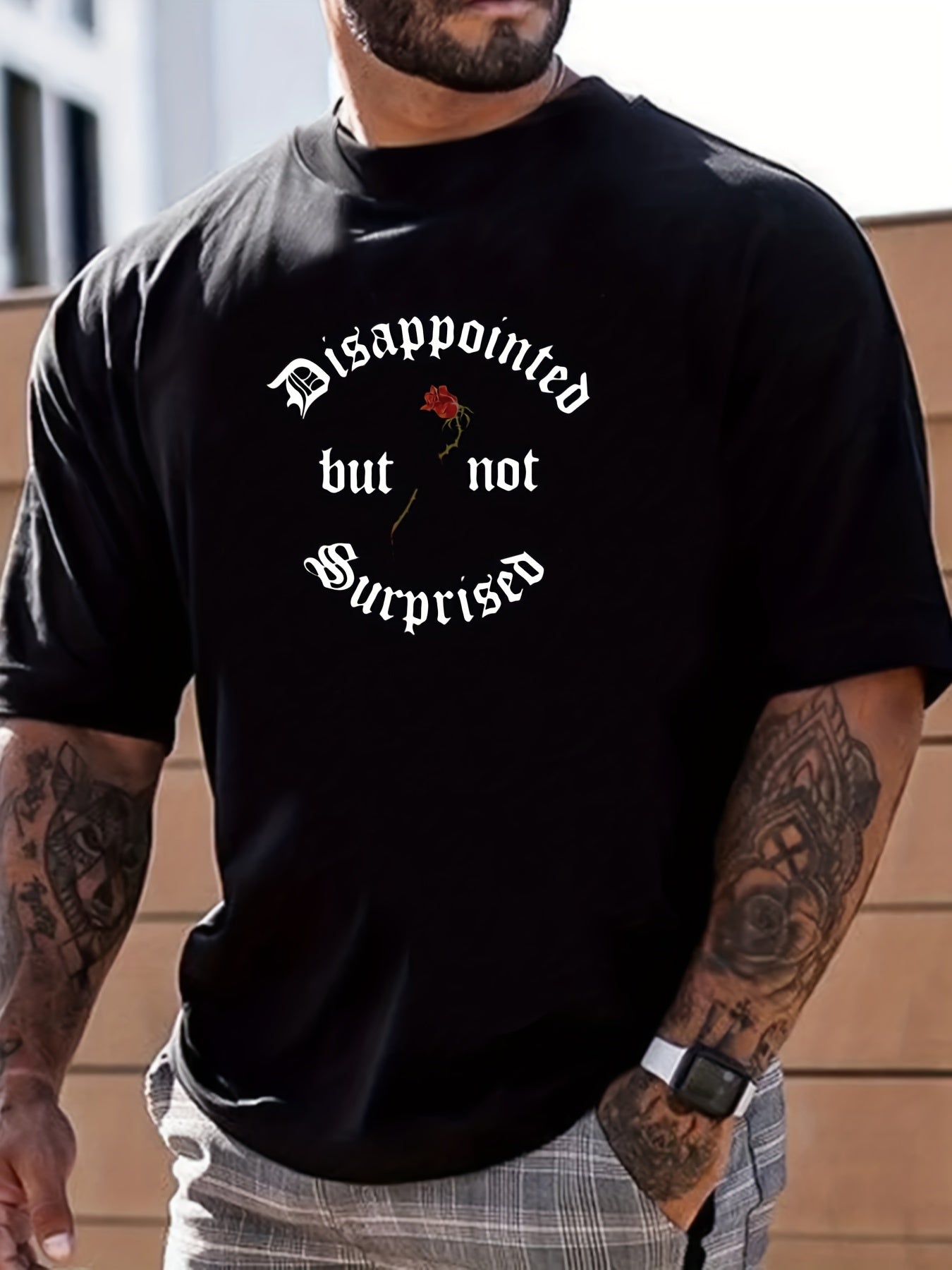Men's Graphic Crew Neck T shirt Casual Comfy Tees for Summer