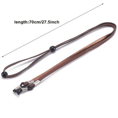 Adjustable Leather Glasses Rope Anti-falling Glasses Chain