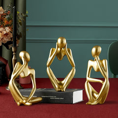 3pcs Body Art Silicone Resin Mold Candle Holder Making