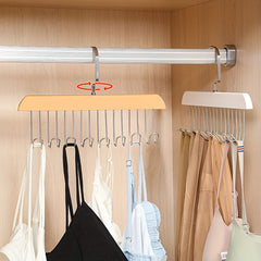 8-Hook Hanger Rotating Retro Hanging Vest Organizer