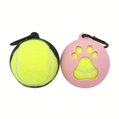 Pet Toy Tennis Ball Holder with 1 Tennis Ball