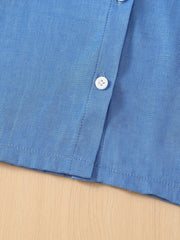 Boys Ice Silk Short Sleeve Shirt