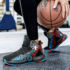 Men's Block Basketball Shoes Comfy Non Slip