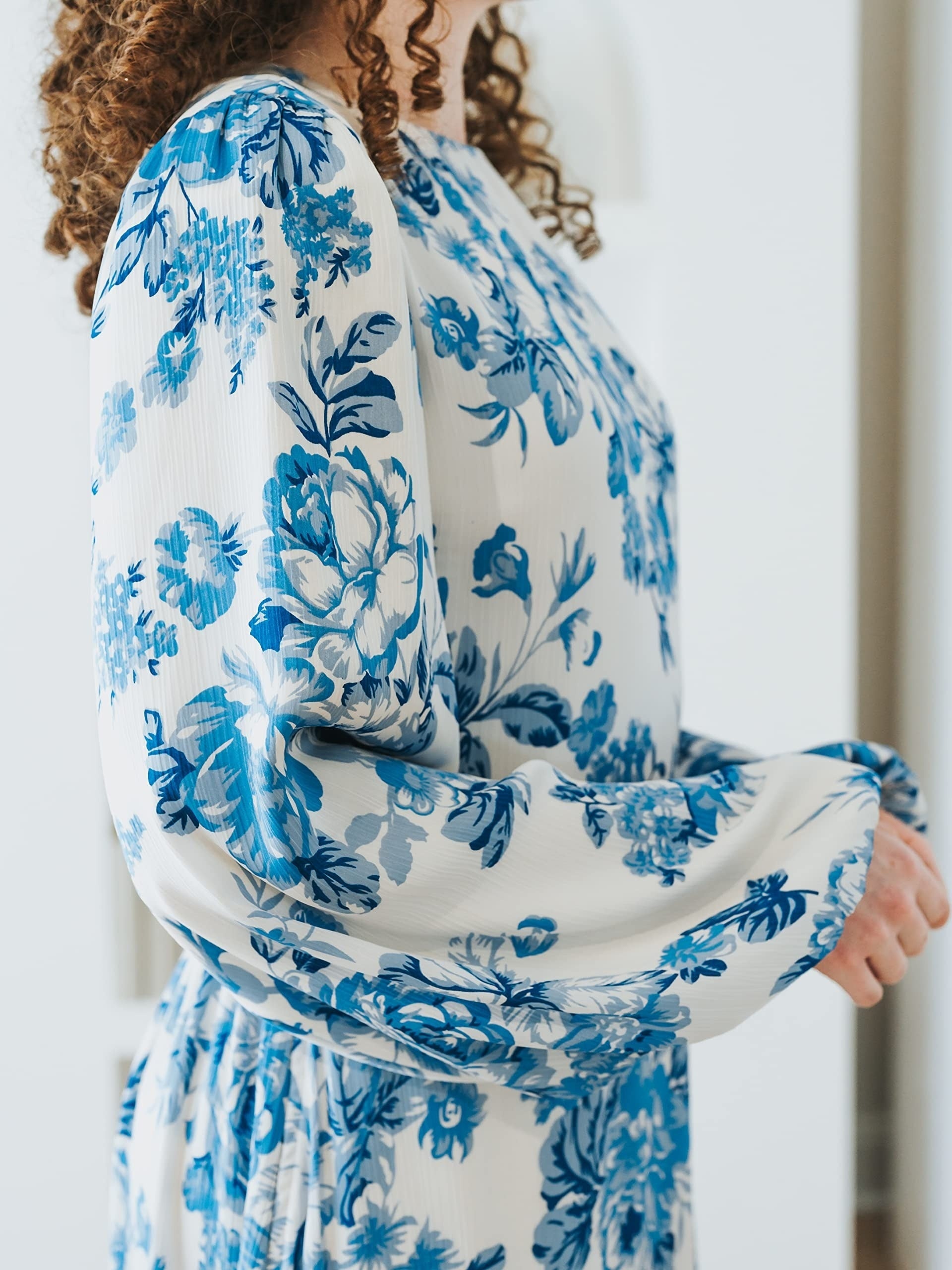  Casual Floral Print Maxi Dress