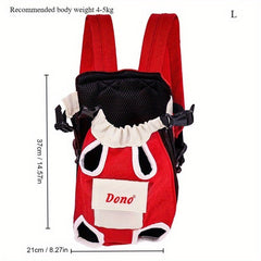 Pet Carrier Backpack Portable Double Shoulder Bag Dog Bag Breathable
