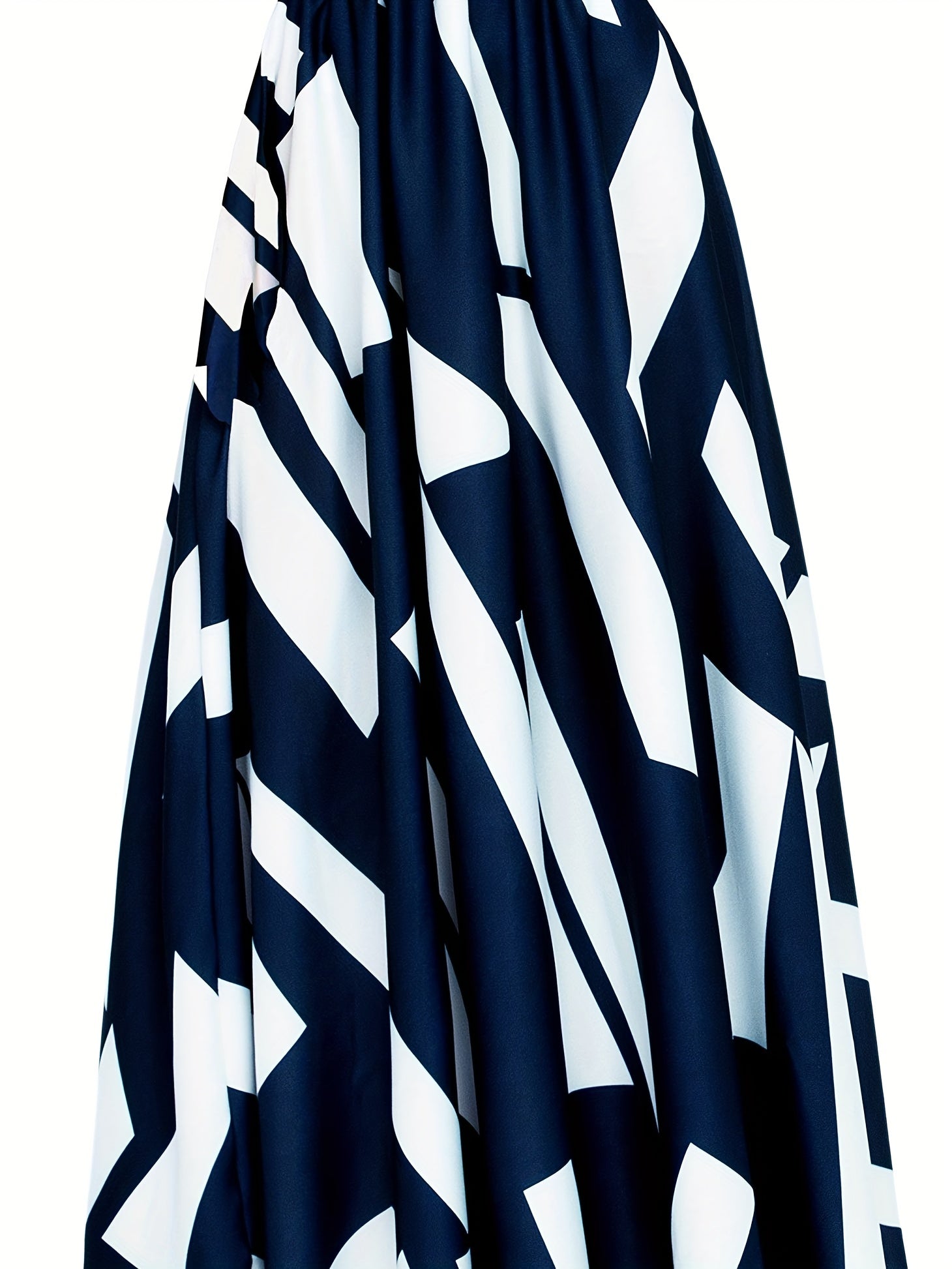  Street Style Random Print Maxi Skirt