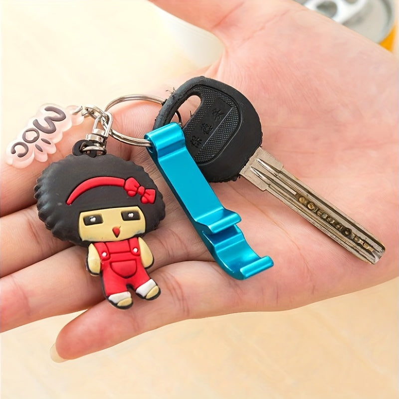 5pcs Portable Keychain Beer Bottle Opener Randomized