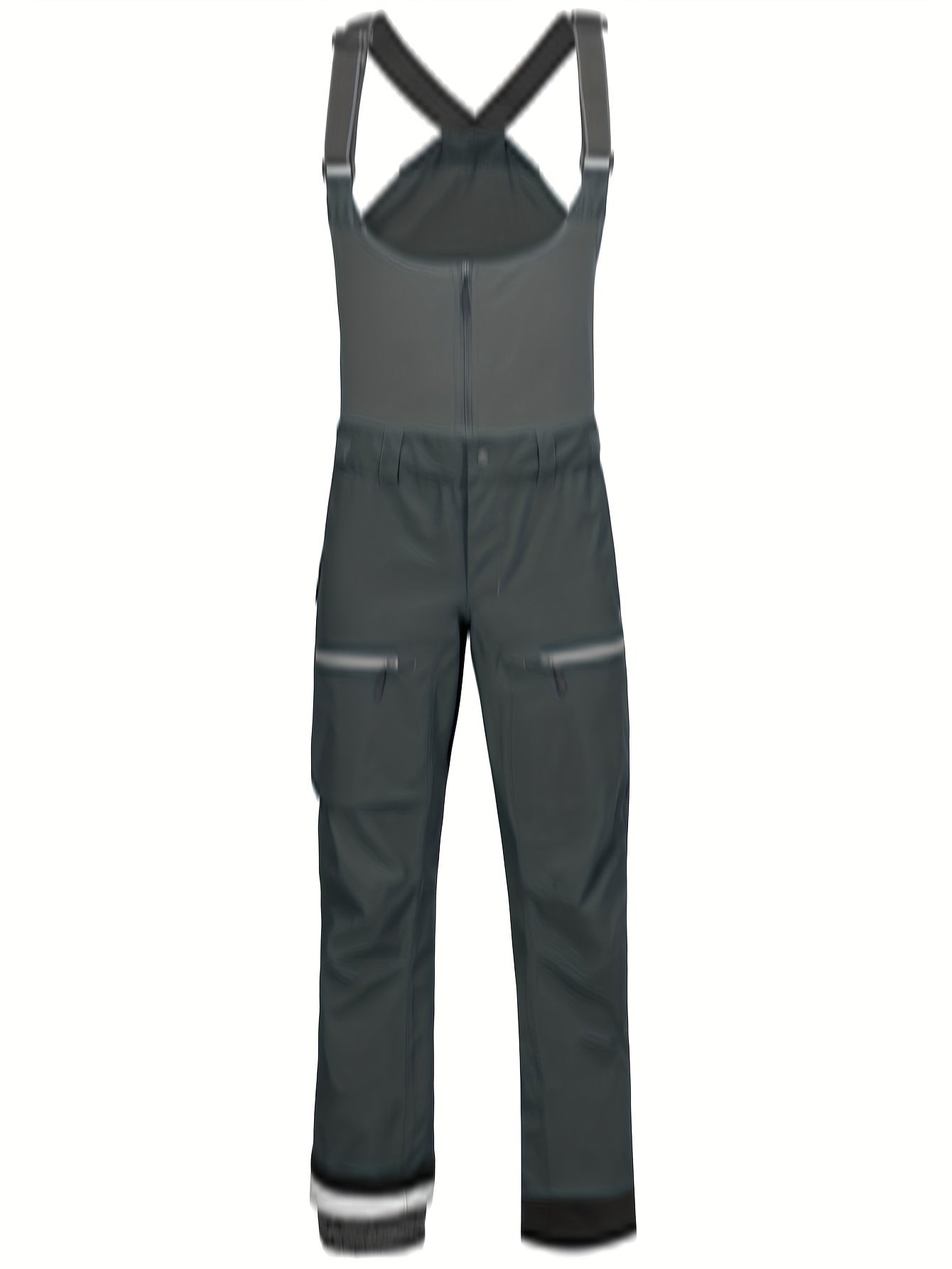 Men's Waterproof Snow Pants Windproof Overalls Pants With Suspenders