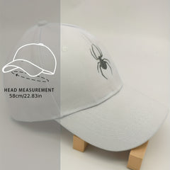 Spider Embroidery Baseball Cap Lightweight Sun Hat Unisex Adjustable Dad Hats