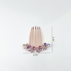 Rhinestone Hair Comb Butterfly Hairpin Retro Hair Jewelry Accessories
