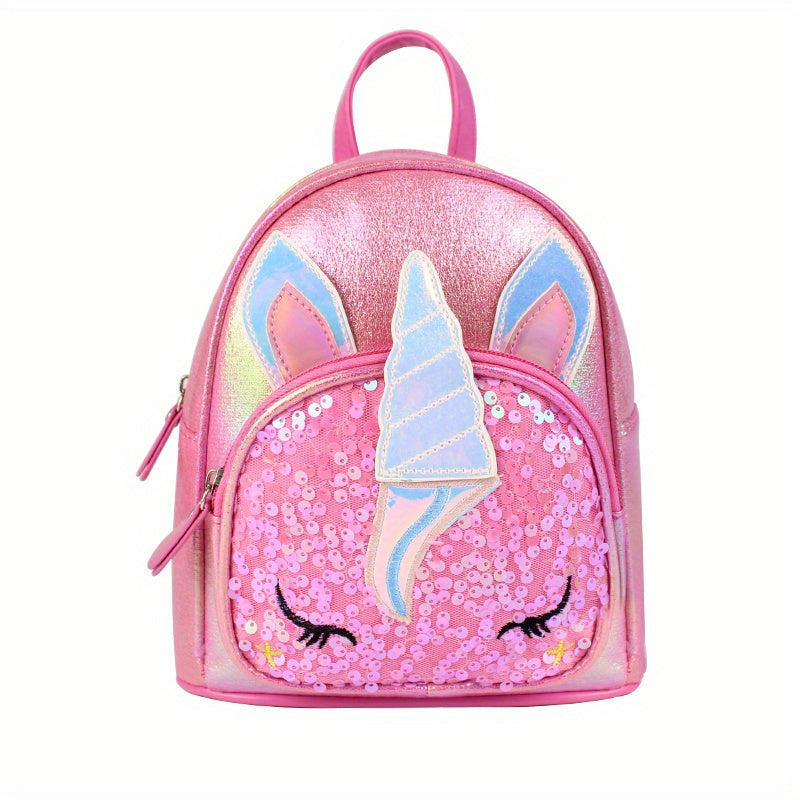 Sequin Unicorn Shoulder Backpack for Kids