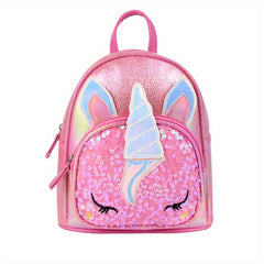 Sequin Unicorn Shoulder Backpack for Kids
