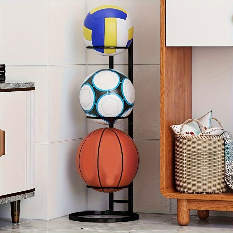Ball Storage Rack Basketball Display Stand Portable Outdoor Ball Stand Holder