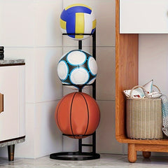 Ball Storage Rack Basketball Display Stand Portable Outdoor Ball Stand Holder