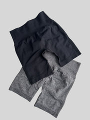 Hip Lifting Yoga Shorts Wide Waistband Biker Shorts Activewear