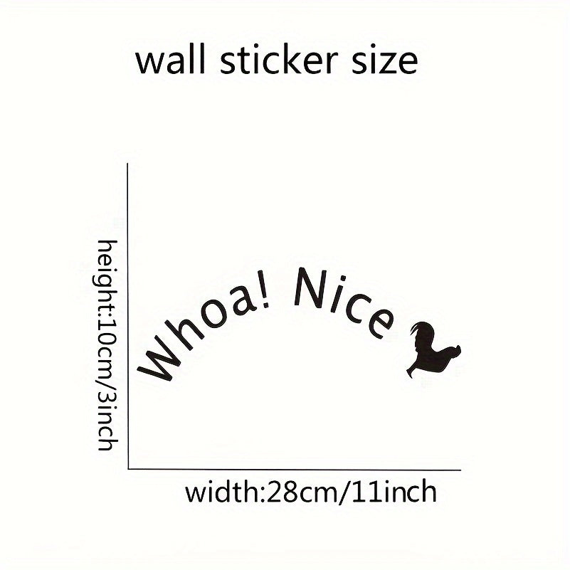 4pcs DIY Cartoon Expression Wall Stickers Bathroom Home Decor