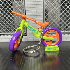 Radish Bicycle Toy Mini Assembled Bicycle Decoration Toy Bag Key Chain Gift