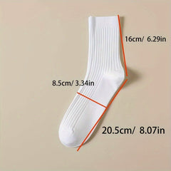 Men's Cotton Business Socks, 1-2 Pairs, Sweat Absorption, Anti Odor