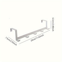 5 Hooks Door Coat Towel Holder for Wardrobe
