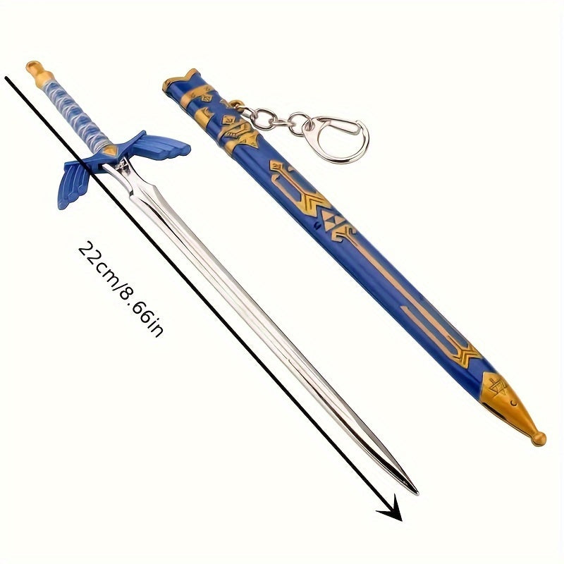 1pc Game Peripheral Sword Weapon Model with Sheath Metal Hand Toy Unopened Blade